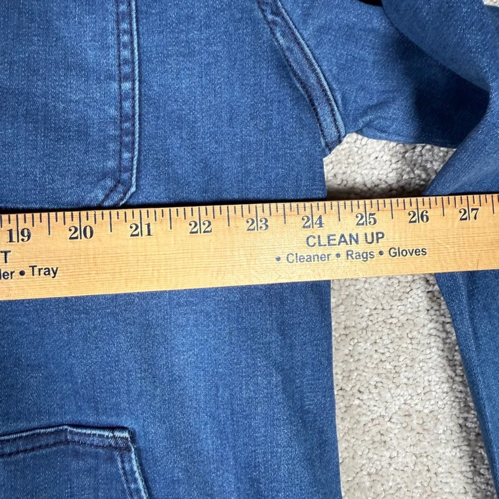 NWT Folk Nelson Men's XL Denim Chore Jacket Blue Corduroy Collar Workwear Coat